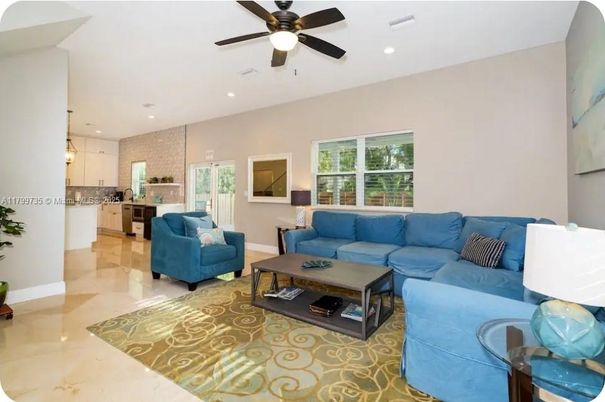 Interior, Kitchen, Living room, Recessed Lighting