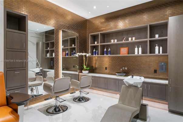 Interior, Recessed Lighting, Stone Walls