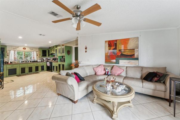 Interior, Kitchen, Living room, Recessed Lighting