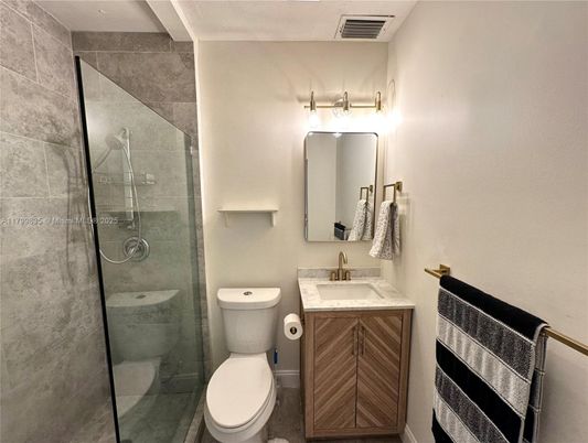 Bathroom, Glass Shower, Interior