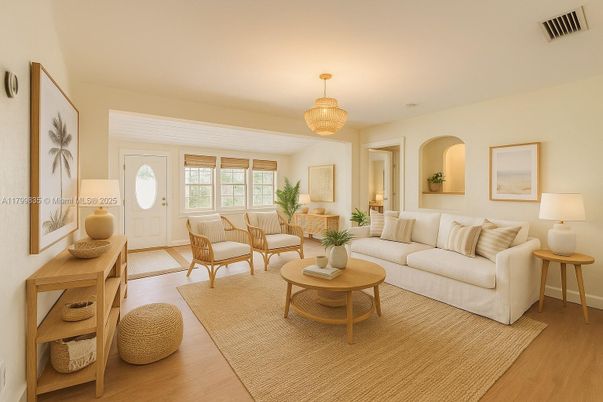 Chandelier, Interior, Living room, Wood Texture Flooring