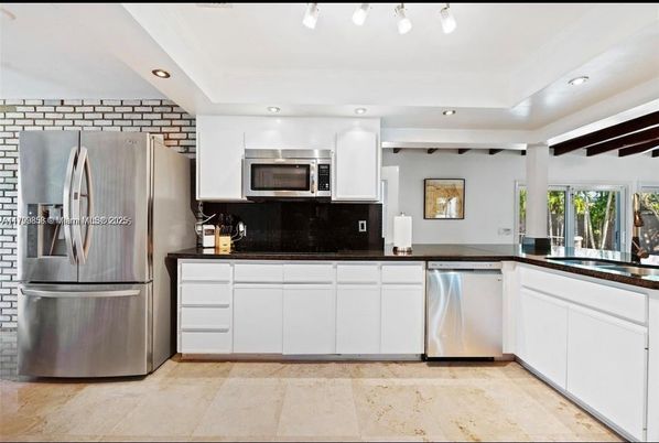 Interior, Kitchen, Recessed Lighting, Stainless Steel Appliances