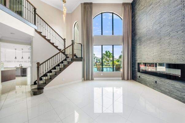 Fireplace, Interior, Pendant Lights