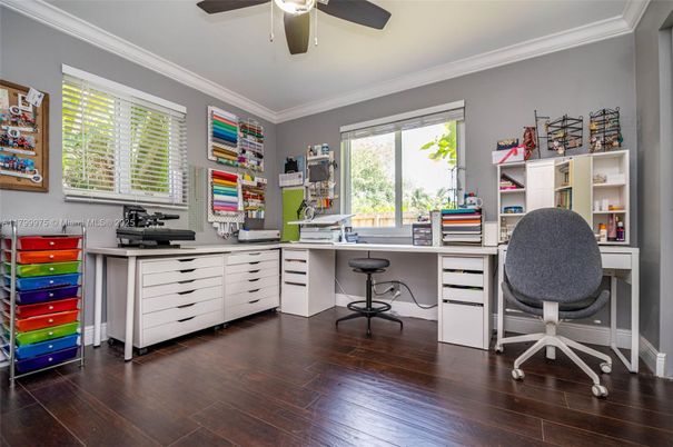 Home Office, Interior, Wood Texture Flooring