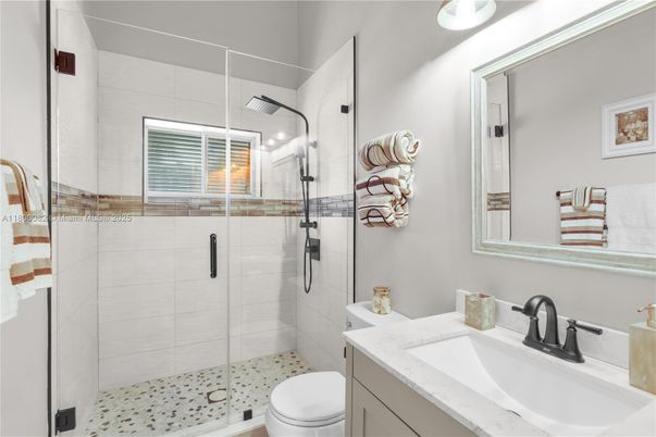 Bathroom, Glass Shower, Interior