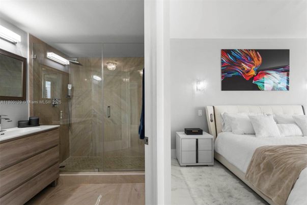 Bathroom, Bedroom, Glass Shower, Interior, Marble
