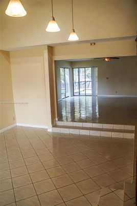 Empty room, Interior, Pendant Lights