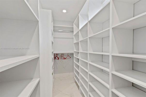 Interior, Marble, Recessed Lighting, Walk-in Closets