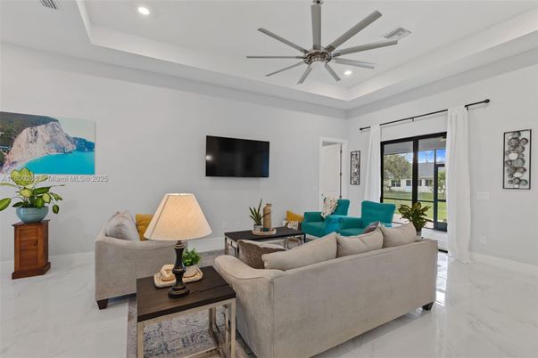 Interior, Living room, Marble, Recessed Lighting