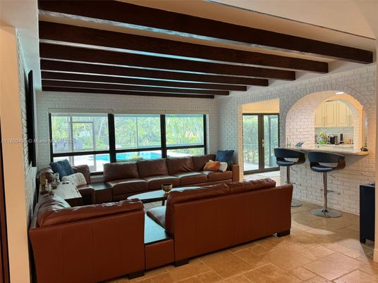 Interior, Living room, Stone Walls, Wooden Beams