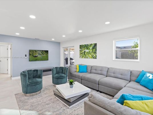 Interior, Living room, Recessed Lighting