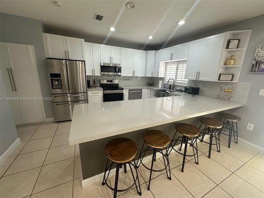 Interior, Kitchen, Recessed Lighting, Stainless Steel Appliances