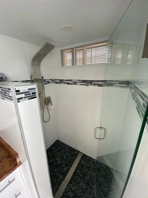 Bathroom, Glass Shower, Interior