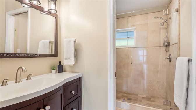 Bathroom, Glass Shower, Interior