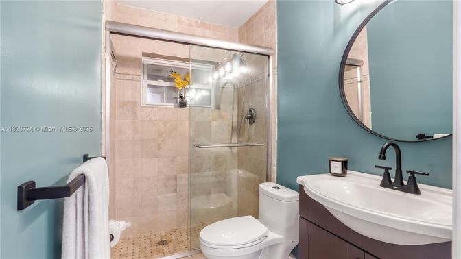 Bathroom, Glass Shower, Interior