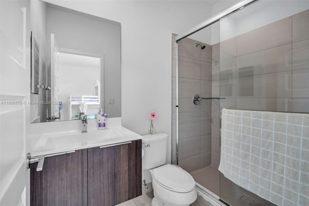 Bathroom, Glass Shower, Interior