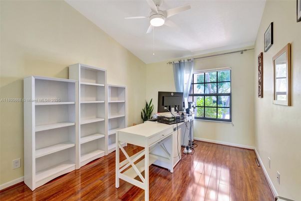 Home Office, Interior, Wood Texture Flooring