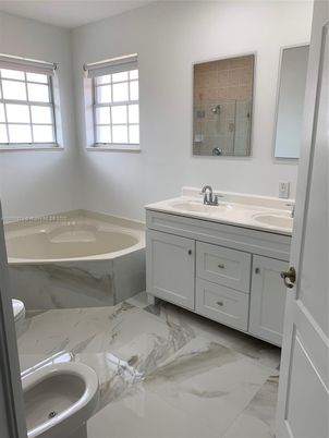Bathroom, Dual Sink Vanities, Interior, Marble