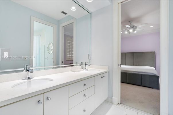 Bathroom, Bedroom, Dual Sink Vanities, Interior, Recessed Lighting