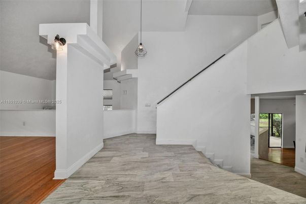 Interior, Pendant Lights, Wood Texture Flooring