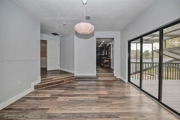 Interior, Pendant Lights, Wood Texture Flooring