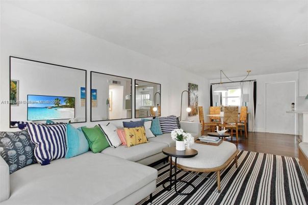 Dining room, Interior, Living room, Pendant Lights, Wood Texture Flooring