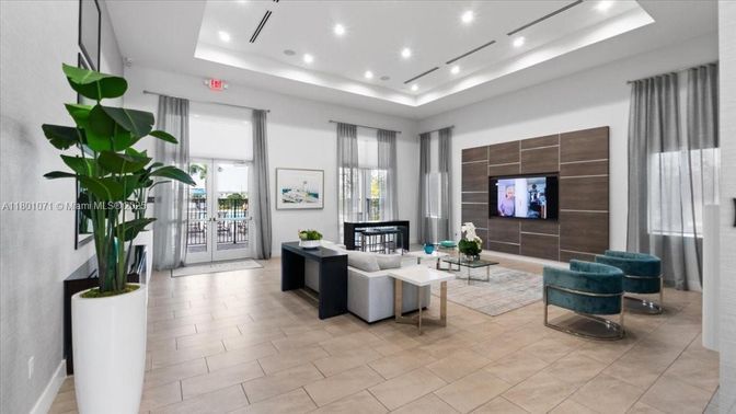 Interior, Living room, Recessed Lighting