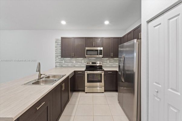 Interior, Kitchen, Recessed Lighting, Stainless Steel Appliances