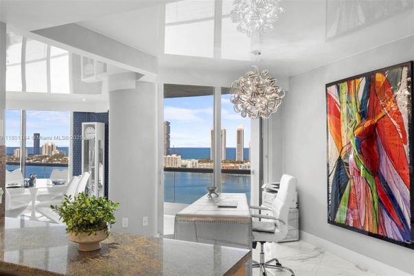 Chandelier, Home Office, Interior, Marble, Water