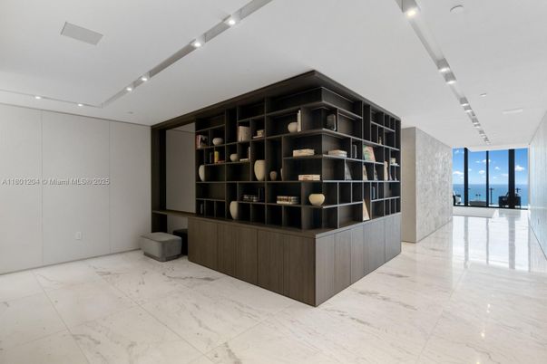 Interior, Marble, Recessed Lighting