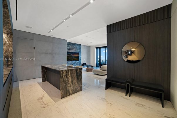 Interior, Marble, Recessed Lighting