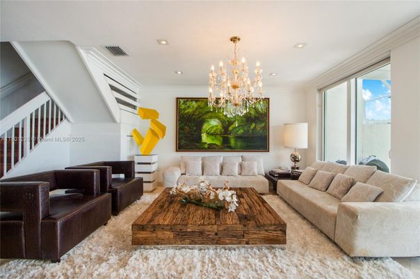 Chandelier, Interior, Living room, Recessed Lighting