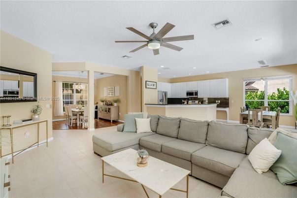 Dining room, Interior, Kitchen, Living room, Recessed Lighting, Stainless Steel Appliances