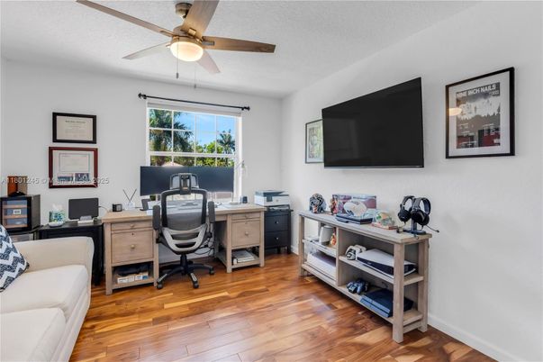 Home Office, Interior, Wood Texture Flooring