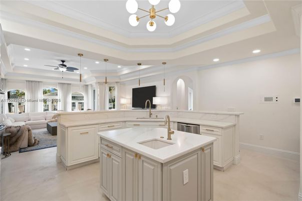Interior, Kitchen, Living room, Pendant Lights, Recessed Lighting