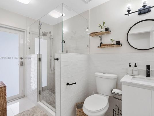 Bathroom, Glass Shower, Interior