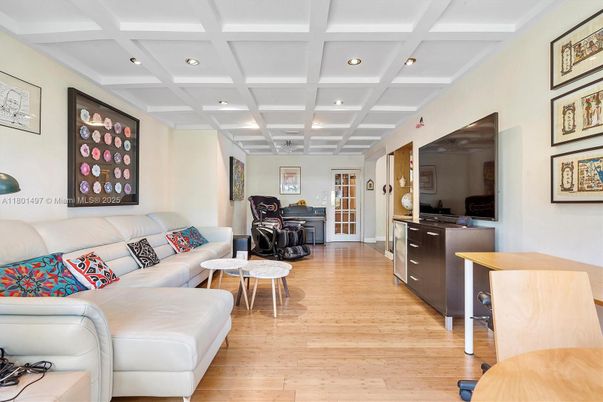 Home Office, Interior, Living room, Recessed Lighting, Wood Texture Flooring