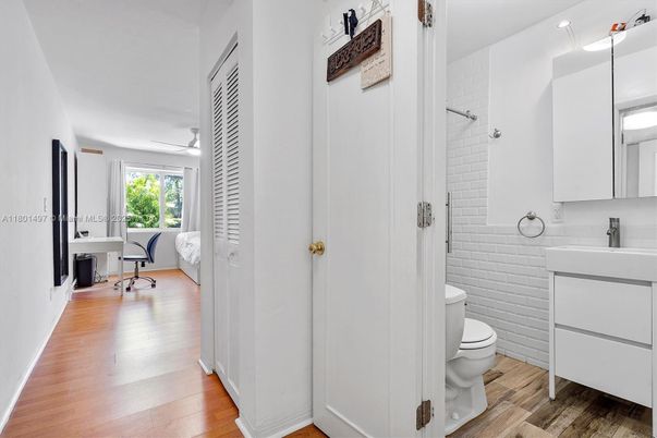 Bathroom, Interior, Wood Texture Flooring