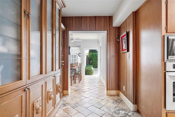 Interior, Kitchen, Stainless Steel Appliances, Wooden Walls