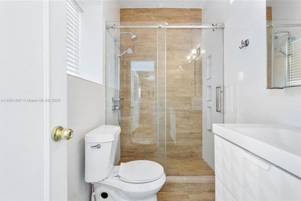 Bathroom, Glass Shower, Interior