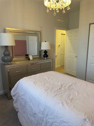 Bedroom, Chandelier, Interior