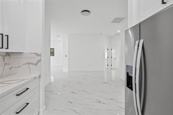 Interior, Kitchen, Marble, Recessed Lighting