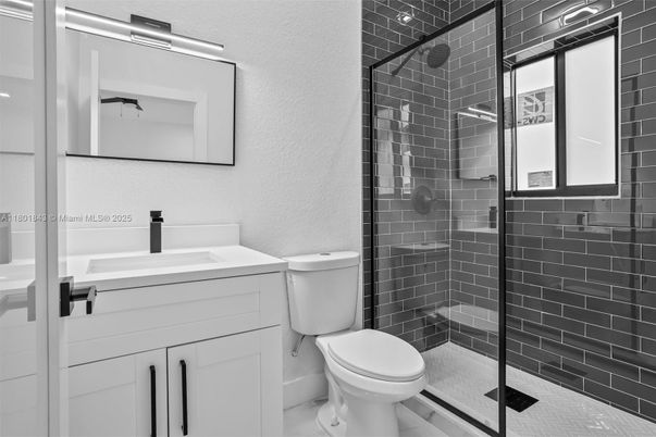 Bathroom, Glass Shower, Interior