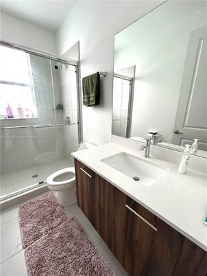 Bathroom, Dual Sink Vanities, Glass Shower, Interior