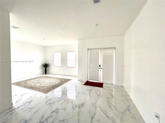 Empty room, Interior, Marble, Recessed Lighting