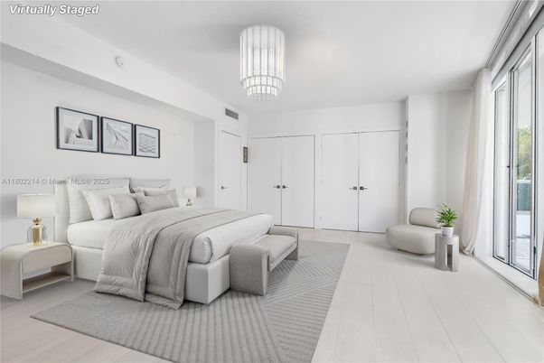 Bedroom, Chandelier, Interior, Wood Texture Flooring