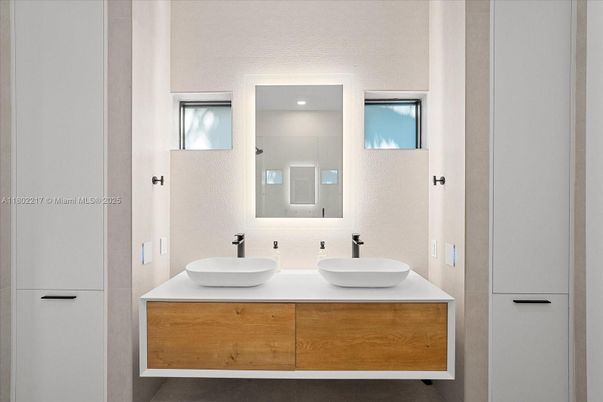 Bathroom, Dual Sink Vanities, Interior