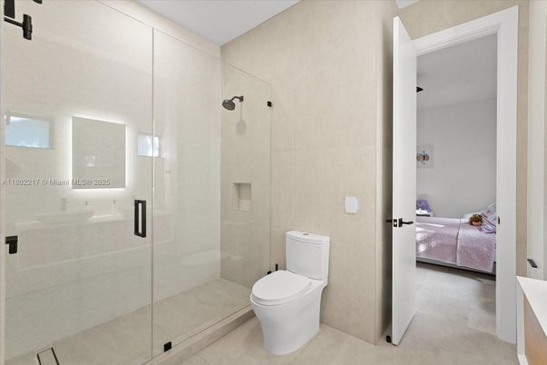 Bathroom, Glass Shower, Interior