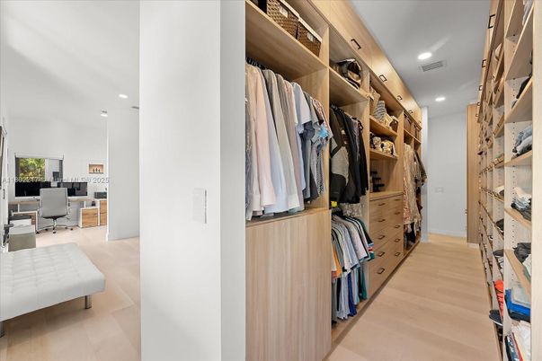 Interior, Recessed Lighting, Walk-in Closets, Wood Texture Flooring