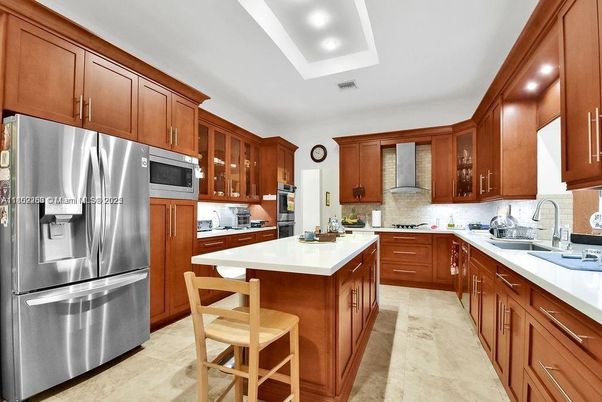 Interior, Kitchen, Recessed Lighting, Stainless Steel Appliances